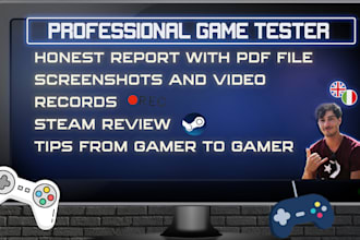 try and review your video games