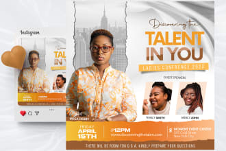 do an awesome social media flyer, fb or ig post design within 4 hours