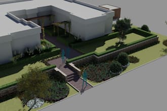 design 2d and 3d landscape architecture and planting plan