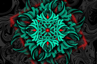 design a calligraffiti piece decoration high quality and unique