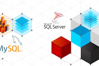 write sql query in mysql and mssql
