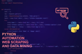 create bots and web crawlers in python