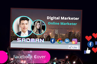 your social media cover banner design intro video canva pro