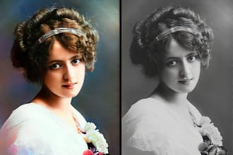 colorize black and white photo