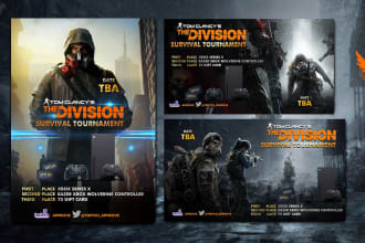 design an ultimate gaming flyer and banner for youtube, twitch