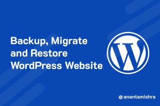 backup, migrate, restore and fix wordpress website