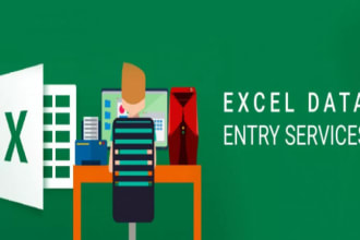 do excel data entry, form filling, copy paste, etc