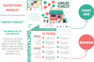 make a flyer, brochure and catalogue for your business