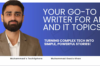 write expert tech blogs, ai articles, and programming guides