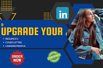 upgrade your resume and linkedin profile