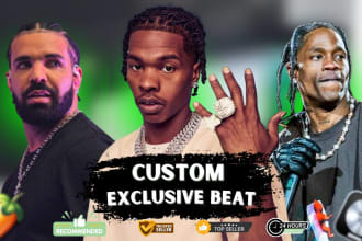 produce a professional exclusive custom rap beat