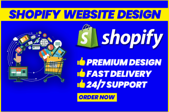 design shopify store  shopify store expert or shopify dropshipping store