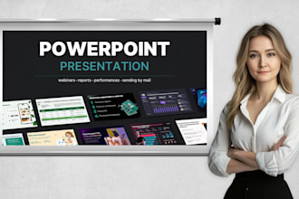 create a  presentation for any purpose powerpoint, pdf