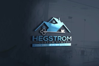 do modern and creative financial, real estate consulting business logo design
