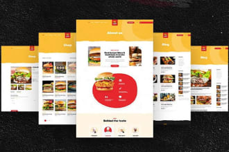 build a food ordering website or a restaurant  website in wordpress