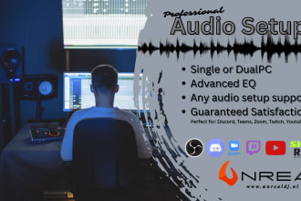 professionaly help you setup your streaming and dualpc audio