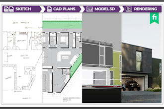 design architectural floor plans and realistic 3d renders