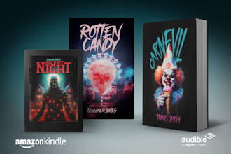 design your horror, thriller, scifi, fantasy book cover