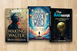 design professional book cover for amazon KDP