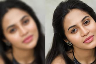 upscale portrait images fix blurry with better quality