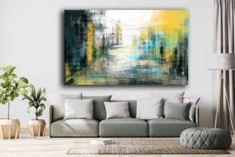 create digital abstract paintings in high resolution