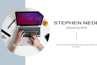 design wordpress business website and portfolio website