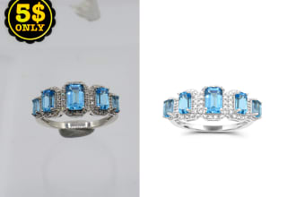 do jewelry retouch and background remove product photo retouching
