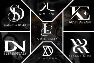 make a modern luxury fashion and clothing brand logo