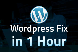 fix wordpress issues, customize websites