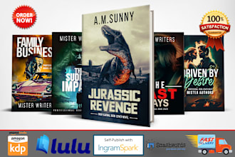 create professional book covers, ebook, kindle covers just in 6hrs