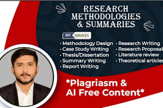 write scientific research methodologies and proposals