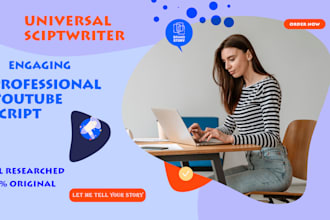 research and write your professional video script
