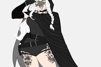 draw your ocs and doing illustrations