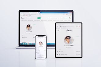 present your website or app image on 20 realistic device mockups
