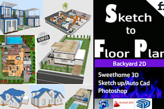 do sweethome3d and sketchup within 12 hour delivary