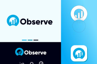 create minimalist modern technology saas ai software business logo