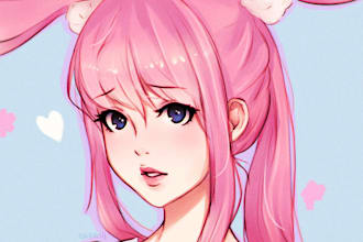 draw cute beautiful anime character