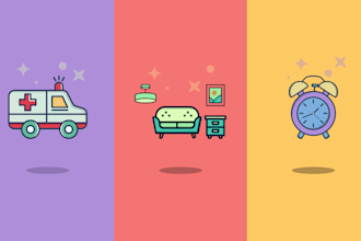 do line icons, flat icons, svg icons, app icons for your web and android apps