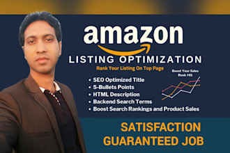 do amazon product listing, search term , html description