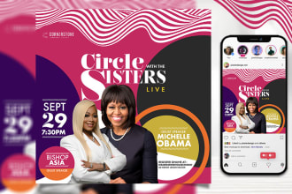 create unique social media flyer within 4 hours