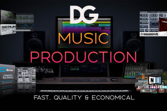 produce a custom song, backing track or beat