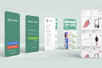 do luxury app design ui ux with prototype and wirefram