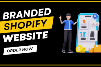 build branded shopify store or shopify website