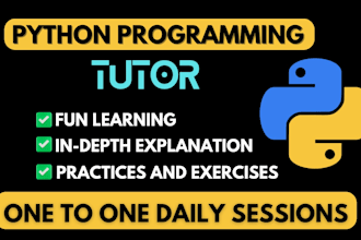 be your experienced python programming tutor