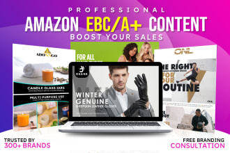 design attractive amazon enhanced brand content ebc a plus pages