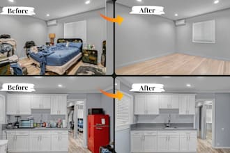 remove unwanted objects from real estate photos