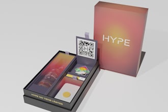 create realistic 3d packaging mockups to stand out product