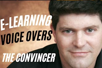 do an american male voiceover for your e learning topics