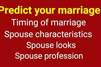 predict timing of marriage using vedic astrology