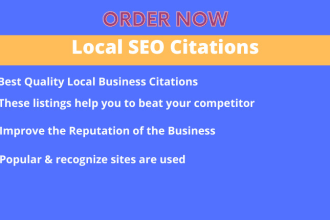 do 500 USA top and best local citations and business directories submission